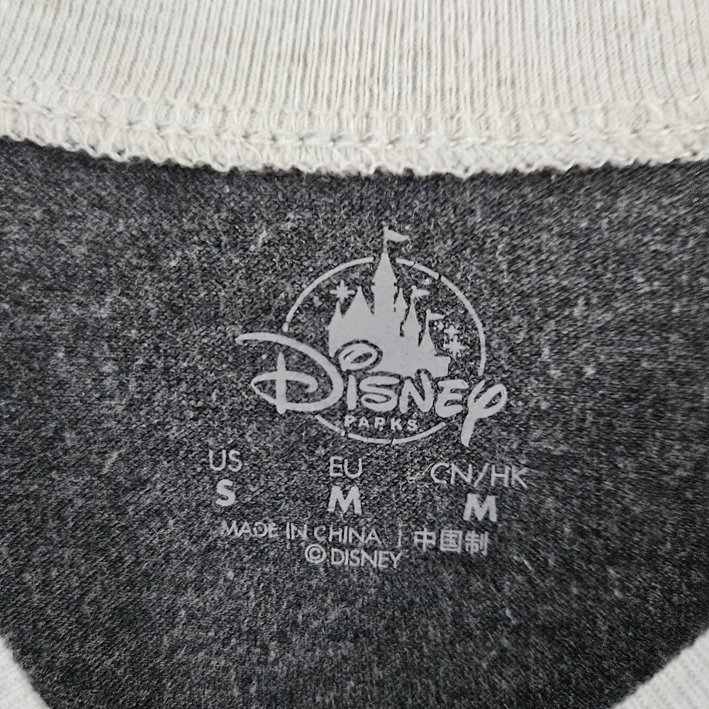 Disney Parks Gray and White Women's Long Sleeve Shirt, Sz M - Picture 9 of 12